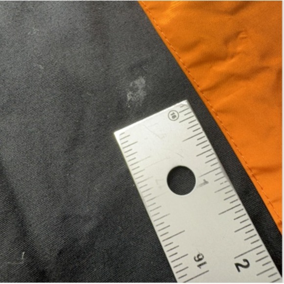 Stussy Jacket Mens Extra Small Orange Full Snap Coach‎ Windbreaker Streetwear - Picture 6 of 14